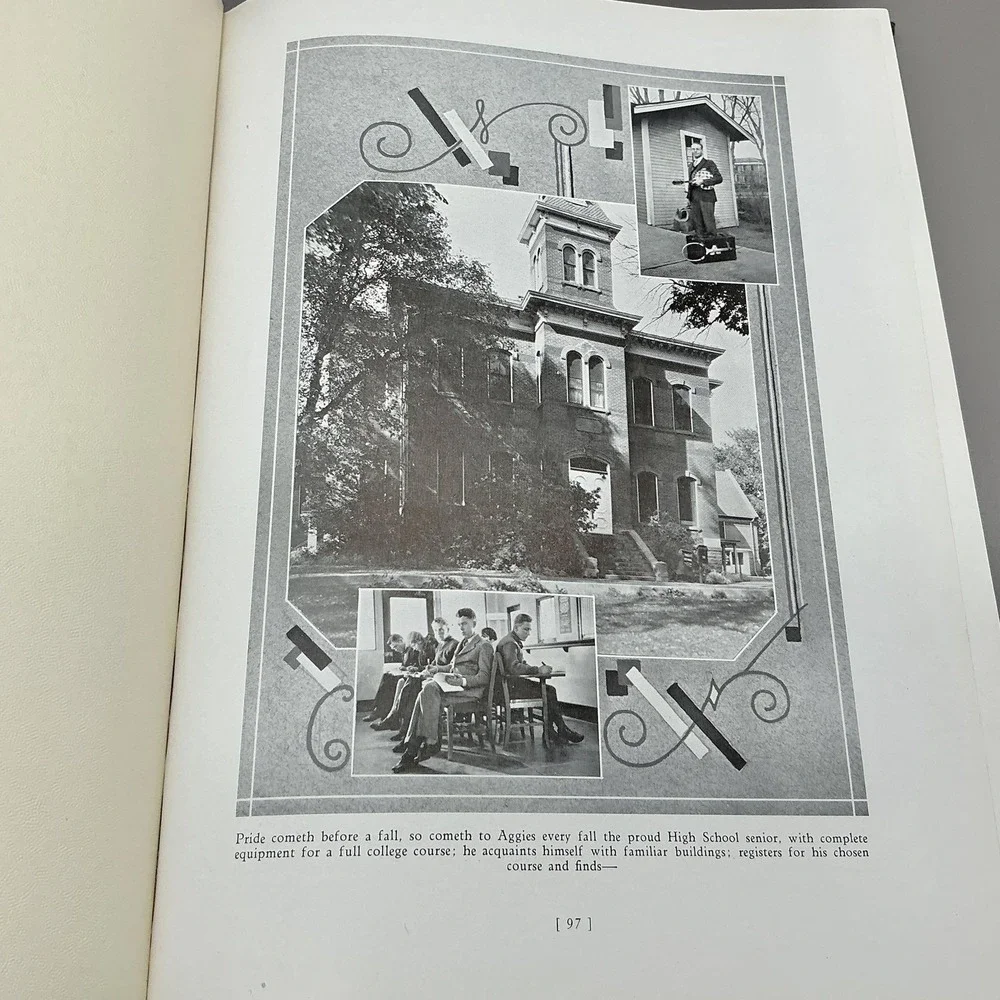 Vintage 1931‎ The Silver Spruce Colorado Agricultural College Yearbook Hardcover